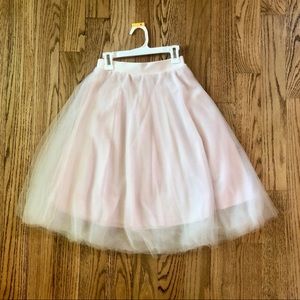 Blush Pink Tulle Skirt